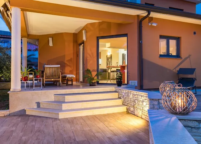 Veronica With Great Sea View & Private Pool - Calm & Relax Holidays In Istria *